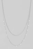 Dainty Layered Coin Choker Necklace
