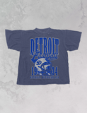 90's Vintage Detroit Football Oversized TShirt