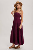 Ruffled Plum Dress