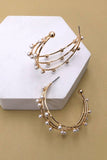 Mini Pearl Hoop Earring