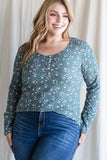Walk In The Garden Curvy Top
