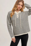 Henley Hoodie Sweater