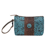 Aqua Wristlet