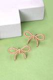 Pearl Bow Stud
