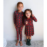 Holland TWO PIECE 2t/3t matching christmas pajamas bamboo