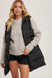 Black Long Vest