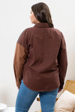 Curvy Spiced Cider Button Up