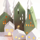 Ceramic House with LED Light