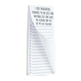 I Love Highlighters and Planner Funny Printed To Do List Pad