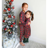 Holland TWO PIECE 2t/3t matching christmas pajamas bamboo