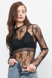 Lace Undershirt *Black & Cream*