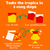 Blood Orange Mai Tai Drink Packets