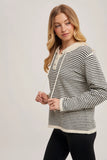 Henley Hoodie Sweater