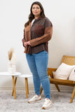 Curvy Spiced Cider Button Up