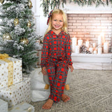 Holland Kids Lounge Set Matching Christmas Pajamas Bamboo