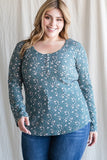 Walk In The Garden Curvy Top