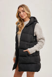 Black Long Vest