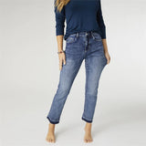 Gabbie Medium Denim Contrast Bottom