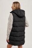 Black Long Vest