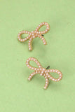 Pearl Bow Stud