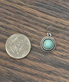 Turquoise Button Earrings