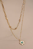 Double Layer Flower Necklace