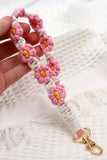 Macrame Floral Keychain