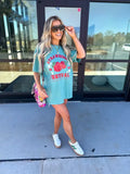 Strawberry Festival Seafoam Graphic Tee