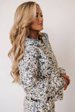 Blooming In Blue Hoodie
