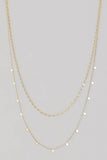 Dainty Layered Coin Choker Necklace