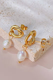Knotted Pear Drop Earring