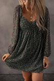 Boho Floral Midi Dress