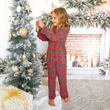 Holland Kids Lounge Set Matching Christmas Pajamas Bamboo