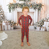 Holland TWO PIECE 2t/3t matching christmas pajamas bamboo