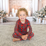 Holland TWO PIECE 2t/3t matching christmas pajamas bamboo