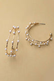 Mini Pearl Hoop Earring