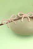 Pearl Bow Stud