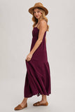 Ruffled Plum Dress