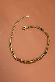 Stainless Steel Paperclip Bracelet