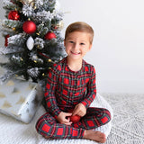 Holland TWO PIECE 2t/3t matching christmas pajamas bamboo