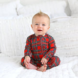 Holland ZIP christmas bamboo baby one piece outfit