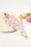 Macrame Floral Keychain