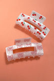 Cherry & Bows Claw Clip