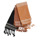 S/3 Eloa Tea Towels Rust