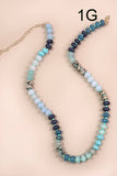 Chunky Glass Bead Necklace