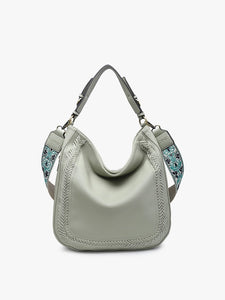 Aris Whipstitch Hobo Purse