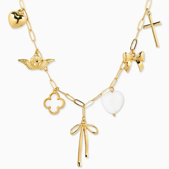 Bow Charm Necklace