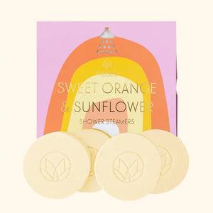 Sweet Orange and Sunflower Shower Steamers