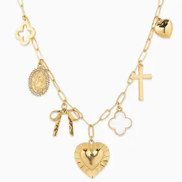 Heart and Soul Charm Necklace