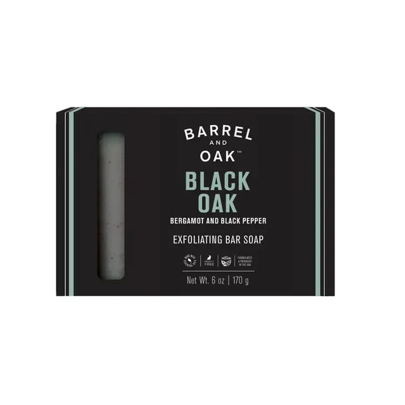 Exfoliating Bar Soap - Black Oak 6 oz